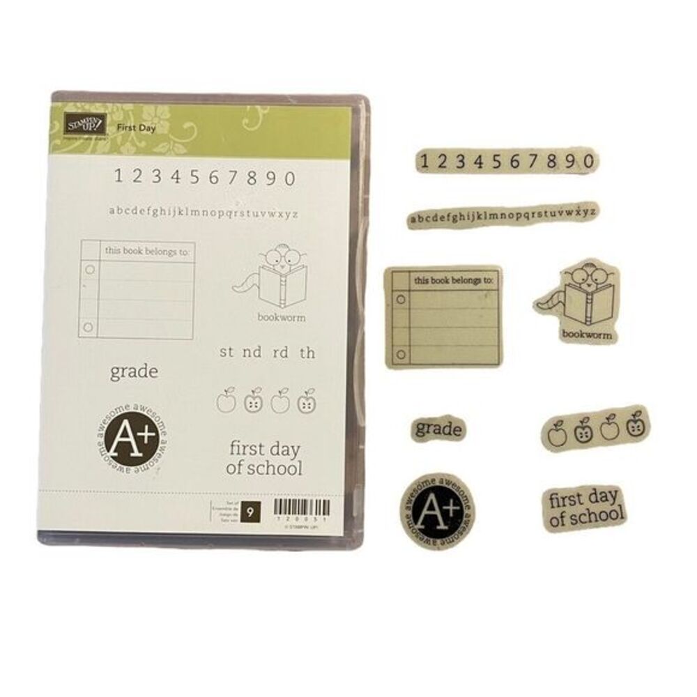 STAMPIN UP 120051 First Day‎ Set of 9 Retired